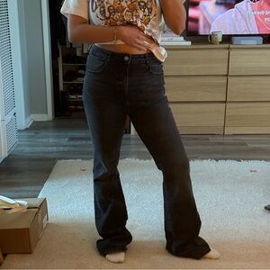 Zara Black Flare Jeans